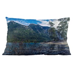 Beach At Los Alerces National Park, Chubut Province, Argentina 16 x24  Lumbar Throw Cushion Case (two Sides) by dflcprintsclothing