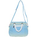 Cream Yellow To Baby Blue Bilinear Gradient Rope Handles Shoulder Strap Bag View3