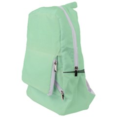 Cream Yellow To Mint Green Bilinear Gradient Travelers  Backpack by GradientsOmbre