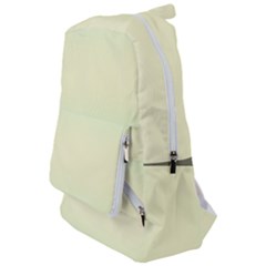 Mint Green To Cream Yellow Bilinear Gradient Travelers  Backpack by GradientsOmbre