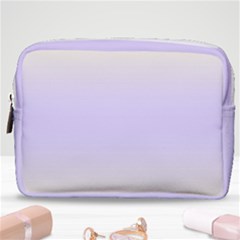 Cream Yellow To Pale Violet Bilinear Gradient Make Up Pouch (medium) by GradientsOmbre