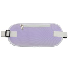 Cream Yellow To Pale Violet Bilinear Gradient Rounded Waist Pouch by GradientsOmbre