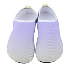 Cream Yellow To Pale Violet Bilinear Gradient Men s Sock-style Water Shoes by GradientsOmbre