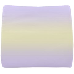 Pale Violet To Cream Yellow Bilinear Gradient Seat Cushion by GradientsOmbre