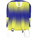 Electric Yellow To Navy Blue Bilinear Gradient Full Print Backpack View2