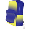 Electric Yellow To Navy Blue Bilinear Gradient Full Print Backpack View3