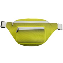 Navy Blue To Electric Yellow Bilinear Gradient Fanny Pack by GradientsOmbre