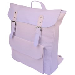 Pale Pink To Pale Violet Linear Gradient Buckle Up Backpack by GradientsOmbre