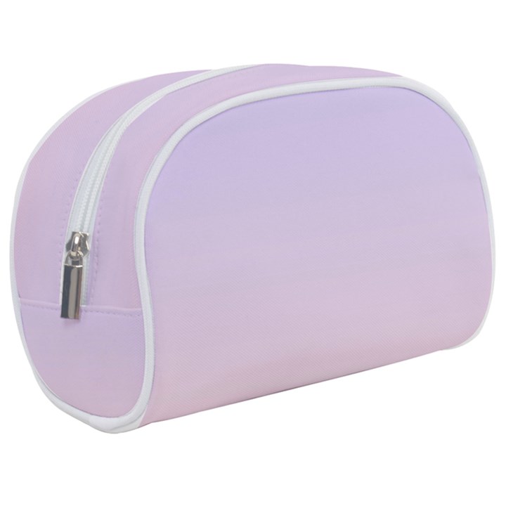 Pale Violet To Pale Pink Linear Gradient Make Up Case (Medium)