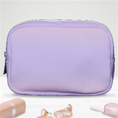 Pale Pink To Pale Violet Bilinear Gradient Make Up Pouch (small) by GradientsOmbre