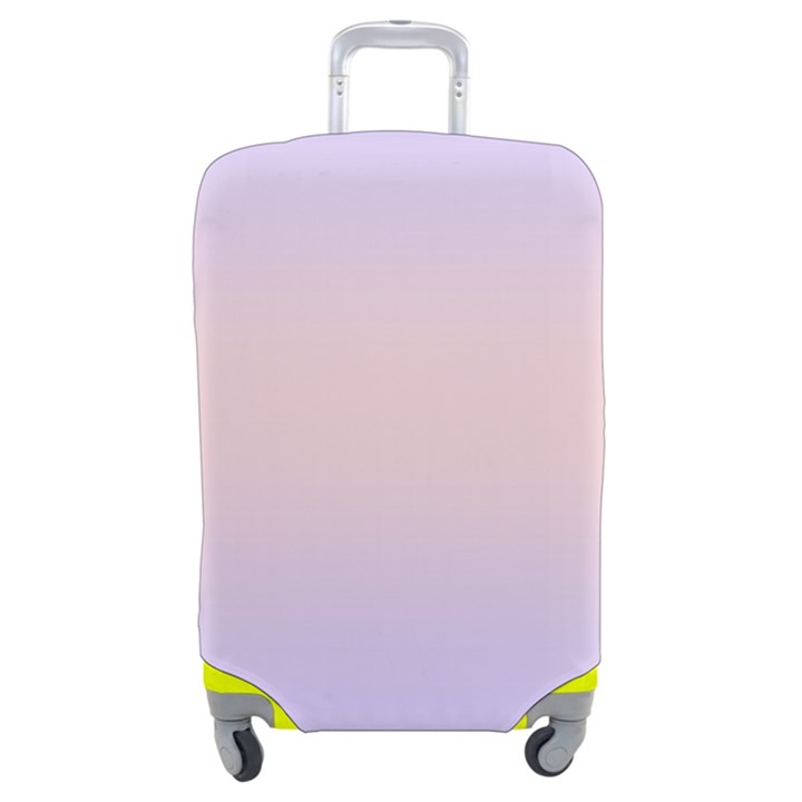 Pale Violet To Pale Pink Bilinear Gradient Luggage Cover (Medium)