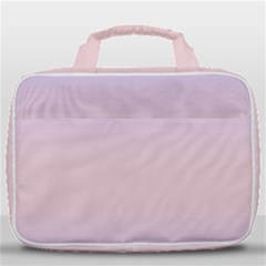 Pale Violet To Pale Pink Bilinear Gradient Travel Toiletry Bag With Hanging Hook by GradientsOmbre