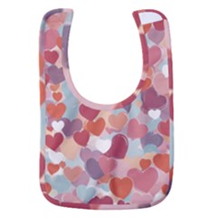 Valentines Day Hearts Romance Love Baby Bib by Posterlux