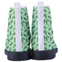 Leaves Pattern Texture Seamless Men s High-Top Canvas Sneakers View4