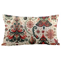 Christmas Tree Snow 12 x20  Lumbar Throw Cushion Case (two Sides) by Bedest