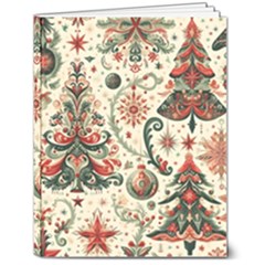 Christmas Tree Snow 7  X 9  Softcover Notebook by Bedest