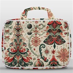 Christmas Tree Snow Travel Toiletry Bag With Hanging Hook by Bedest