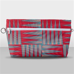 Zigzag Pattern Chevron Red Handbag Organizer by Bedest