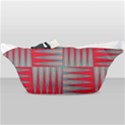 Zigzag Pattern Chevron Red Waist Bag  View2