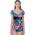 Hawaiian Flowers Hawaii Boyleg Leotard  View1