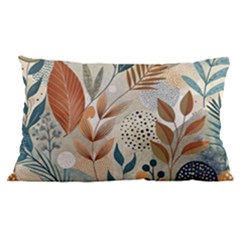 Leaves Pattern Flora 16 x24  Lumbar Throw Cushion Case (two Sides) by Sabxi