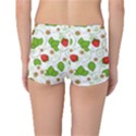 Strawberry Fruit Pattern Leaves Reversible Boyleg Bikini Bottoms View4