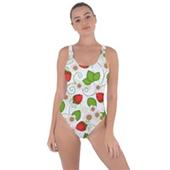 Strawberry Fruit Pattern Leaves Bring Sexy Back Swimsuit by Sabxi