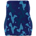 Blue Camouflage Pattern Car Seat Velour Cushion  View2