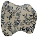 Blue Vintage Background Velour Head Support Cushion View3