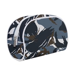 Blue Winter Camouflage, Military Camouflage Make Up Case (small) by kyorashop23