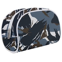 Blue Winter Camouflage, Military Camouflage Make Up Case (medium) by kyorashop23