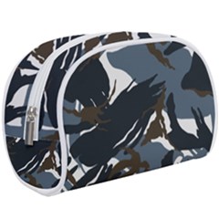 Blue Winter Camouflage, Military Camouflage Make Up Case (large) by kyorashop23