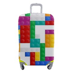 Colorful Bricks, Bricks, Colorful Luggage Cover (small) by kyorashop23