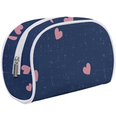 Corazones, Blue, Pattern Make Up Case (large) by kyorashop23