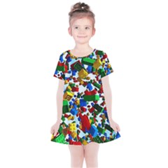 Falling Lego Bricks, Desenho, Fall, Games Kids  Simple Cotton Dress by kyorashop23