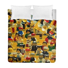 Lego People, Games Duvet Cover Double Side (full/ Double Size) by kyorashop23