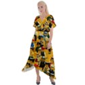 Lego People, Games Cross Front Sharkbite Hem Maxi Dress View1