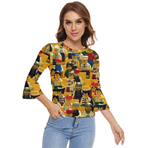 Lego People, Games Bell Sleeve Top by kyorashop23