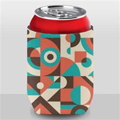 Retro Colorful Background, Retro Abstraction Can Holder by kyorashop23