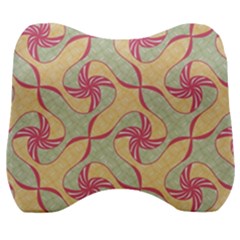 Abstract Pattern Design Scrapbooking Velour Head Support Cushion by Paksenen