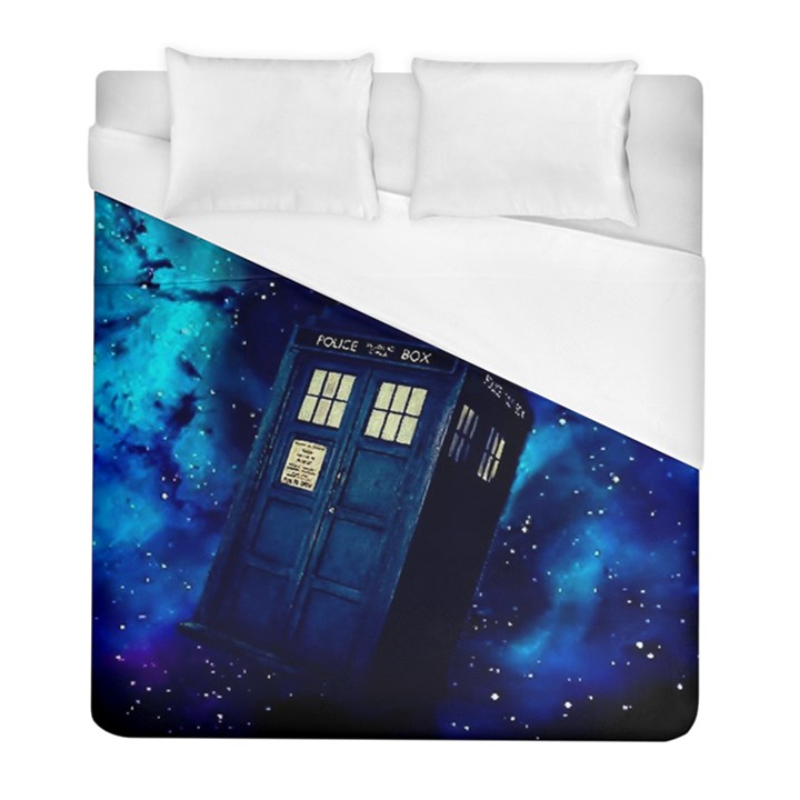 Tardis Doctor Who Space Galaxy Duvet Cover (Full/ Double Size)