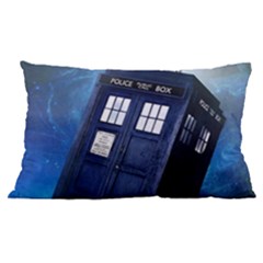 Tardis Doctor Who Space Blue 16 x24  Lumbar Throw Cushion Case (two Sides) by Cemarart