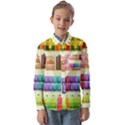 Supermarket Shelf Products Snacks Kids  Long Sleeve Shirt View1