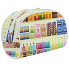 Supermarket Shelf Products Snacks Make Up Case (medium) by Cemarart