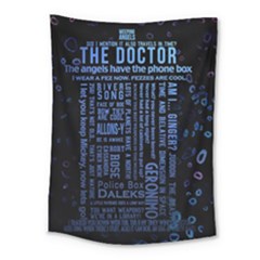 Doctor Who Tardis Medium Tapestry by Cemarart