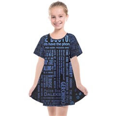 Doctor Who Tardis Kids  Smock Dress by Cemarart