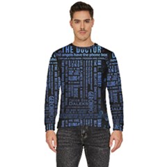 Doctor Who Tardis Men s Fleece Sweatshirt by Cemarart