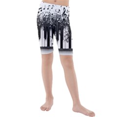 Piano Sounds Kids  Mid Length Swim Shorts by RiverRootz