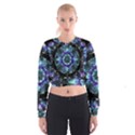 Round Wreath Cropped Sweatshirt View1