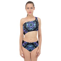 Round Wreath Spliced Up Two Piece Swimsuit by Sabxi